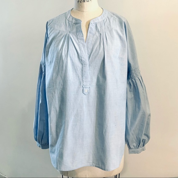NWT joie chambray shirt M - Picture 3 of 8